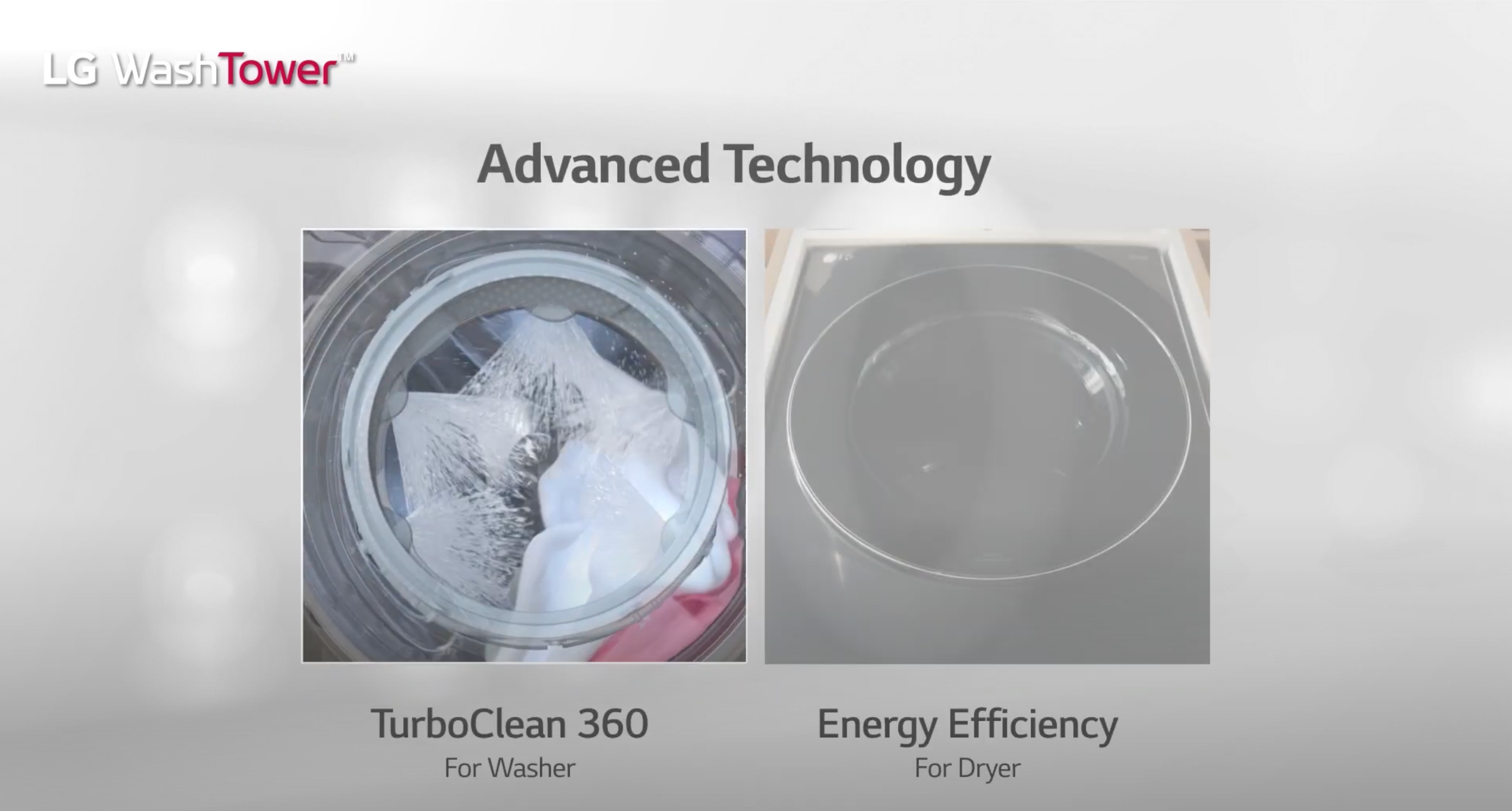 LG 17kg WashTower™ Stacked Washer Dryer Black, WWT-1710B